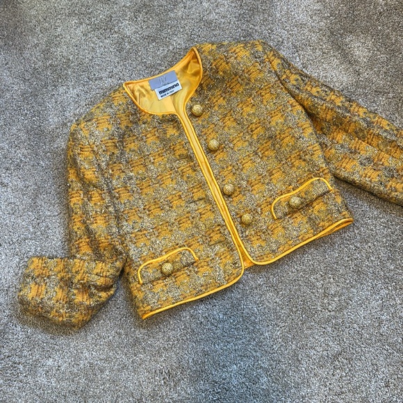Mimmina 80’s Vintage Cropped Coat - Picture 8 of 15